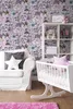 Profhome 381203-GU Blumen Tapete Kindertapete matt rosa Produktbild-Vorschau 4