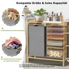 XMTECH Wäschekorb, 2 Fächer 36L Wäschesammler,Wäschekorb Produktbild-Vorschau 6