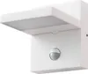 Lucande LED-Außenwandlampe Silvan, weiß, Sensor, IP54, 16cm Produktbild-Vorschau 1