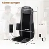 COSTWAY Shiatsu Massageauflage mit Wärme, 4 knetenden Produktbild-Vorschau 9