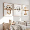 3-teilige Poster Set, A4 & A3, Safaritiere, Wanddekoration Produktbild-Vorschau 4