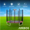AREBOS Couverture de bord pour trampoline Ø183 cm Rouge | Voir les images du produit 11