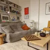 Relax Einzel Sofa Chillsessel mit Hocker Grey Produktbild-Vorschau 10
