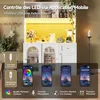 MODFU Vitrine de Rangement avec Éclairage LED et Étagères Voir les images du produit 2