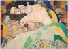 Vlies fototapete Kuss - G. Klimt 250x175 cm Feeby Grün Produktbild-Vorschau 3