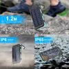 Solar Powerbank 30000mAh mit 2 Outputs, LED Licht, Solar Produktbild-Vorschau 6