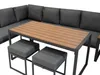 Ensemble de mobilier de jardin en aluminium marron avec Voir les images du produit 10