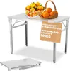 TWOLIIN Edelstahl klapptisch mit 300 kg Tragkraft und Produktbild-Vorschau 1