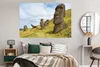 MuchoWow® Poster Moai-Statuen auf einem grünen Hang in Rapa Produktbild-Vorschau 4