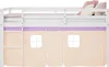 Lit superposé 90x200 cm avec Matelas Lit mezzanine en Bois Voir les images du produit 4