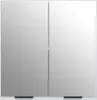 vidaXL Bad-Spiegelschrank Weiß 64x20x67 cm Produktbild-Vorschau 6