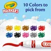 Crayola | Pennarello con punta larga - 10 colori - Atossico Anteprima dell’immagine prodotto 2