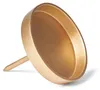 Novaliv 4x Kerzenpick flach 10cm GOLD ALUMINIUM Produktbild-Vorschau 2