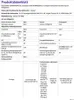 A product data sheet for a refrigerator, showing energy consumption information and technical specifications. Produktbild-Vorschau