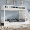 Flieks stapelbed 90x200 cm met 2 lades, kinderbed met trap Productafbeelding-voorbeeld 4