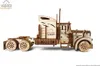 A 3D wooden model of a heavy-duty truck, presented on a white background. Anteprima dell’immagine prodotto