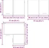 vidaXL Armadio a muro in cemento grigio e bianco 57 x 57 x Anteprima dell’immagine prodotto 8