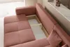 Idohome-Moderne Ecksofa mit Schlaffunktion und L-förmigen Produktbild-Vorschau 3