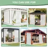 Outdoor Vorhang Wasserdicht Transparent Voile Gardinen mit Produktbild-Vorschau 7