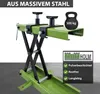 Grüner Motorradheber aus Stahl, max. 500 kg Tragkraft, 500 Produktbild-Vorschau 3