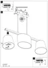 Diagrams illustrating the installation of a pendant light fixture. Anteprima dell’immagine prodotto