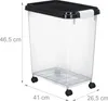 Set da 2 contenitori per alimenti per cani Relaxdays, 10 L Anteprima dell’immagine prodotto 4