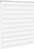 vidaXL Dvojitá roleta Biela 120x150 cm Šírka látky 115,9 cm Náhľad obrázku produktu 2