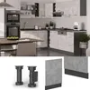 Frontblende Vicco R-Line Beton 45 cm ohne Arbeitsplatte, Produktbild-Vorschau 3