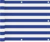 vidaXL Balkon-Sichtschutz Weiß und Blau 75x500 cm Produktbild-Vorschau 5