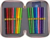 An open pencil case filled with colorful markers. Náhled obrázku produktu