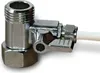 Anschluss mit Hahn, 3/8' AG/IG x 1/4' Schlauch Produktbild-Vorschau 3