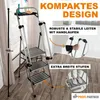 PROFI-PARTNER Stahl-Sicherheitsleiter, Trittleiter, Produktbild-Vorschau 2