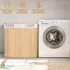 VOUNOT® VOUNOT Wäschekorb Bambus mit Deckel, 150L Produktbild-Vorschau 2