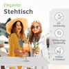 BeFair Gastro Stehtisch klappbar 60x80 cm – rechteckiger Produktbild-Vorschau 3