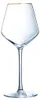 4 verres à pied 38 cl Ultime Bord Or - Cristal d'Arques Voir les images du produit 1
