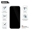A black smartphone screen protector is shown with feature icons and text around it. Náhled obrázku produktu