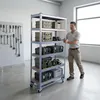 Relaxdays Schwerlastregal auf Rollen, HxBxT: 209 x 90 x 40 Produktbild-Vorschau 3