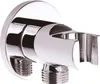 Wandanschlussbogen mit Brausehalter und Schlauchanschluss Produktbild-Vorschau 1