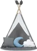 Nukido NK-406 Dětské teepee - šedé Náhľad obrázku produktu 3