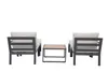 Garden Impressions Cinto Lounge-Set 5-teilig – Carbon Black Produktbild-Vorschau 3