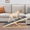 Hunderampe 100 cm aus Massivholz – klappbar, rutschfest, Produktbild-Vorschau 3