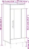 vidaXL Príborník Sonoma Dub 34,5x34x90 cm odvodený výrobok Náhľad obrázku produktu 8