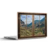 MuchoWow® Laptop Aufkleber Sticker Cover Aussicht - Berg - Produktbild-Vorschau 1