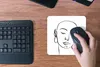 MuchoWow® Mauspad Mousepad Frau - Porträt - Schwarz - Weiß Produktbild-Vorschau 4