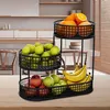 Obstkorb mit 3 Ebenen, Obstschale Halter, Produktbild-Vorschau 6