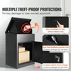 Zewnętrzne skrzynki pocztowe SucceBuy, 17,3 "x13,8 "x22,8", Podgląd zdjęcia produktu 2