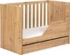 Lit enfant 60x120 ALABANA avec barrière – chêne Voir les images du produit 4