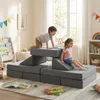COSTWAY 12-częściowa sofa dla dzieci, sofa do zabawy z Podgląd zdjęcia produktu 2