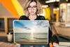 MuchoWow® Laptop Aufkleber Sticker Cover Meer - Sommer - Produktbild-Vorschau 5