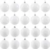 SPRINGOS Set di 20 gingilli natalizi _ 8 cm bianco Anteprima dell’immagine prodotto 2